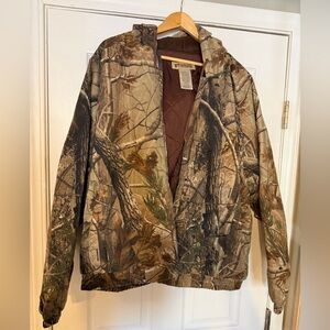 Russell outdoors men’s xxl 2xl Camo Hooded Jacket coat camouflage